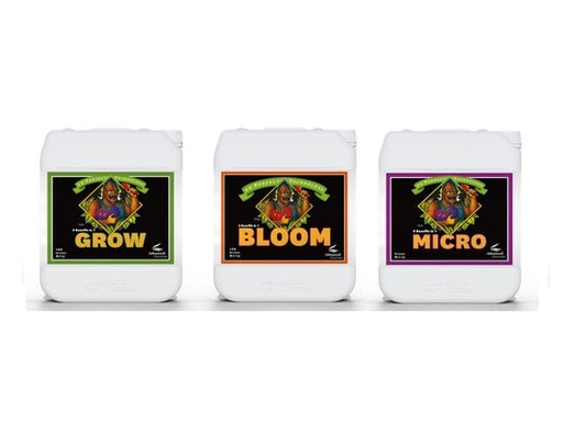 Advanced Nutrients MICRO, BLOOM, GROW 3x5L pakkaus | pH Perfect - Cropper